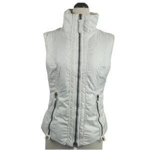 JSX Down Puffer Vest White Size 1 = Small
